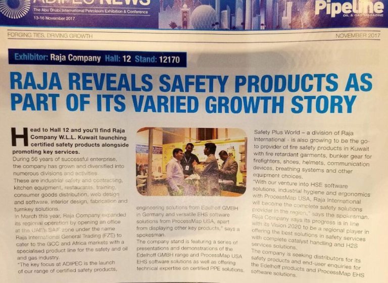 Raja Reveals Safety Products as Part of Its Varied Growth Story – Raja ...